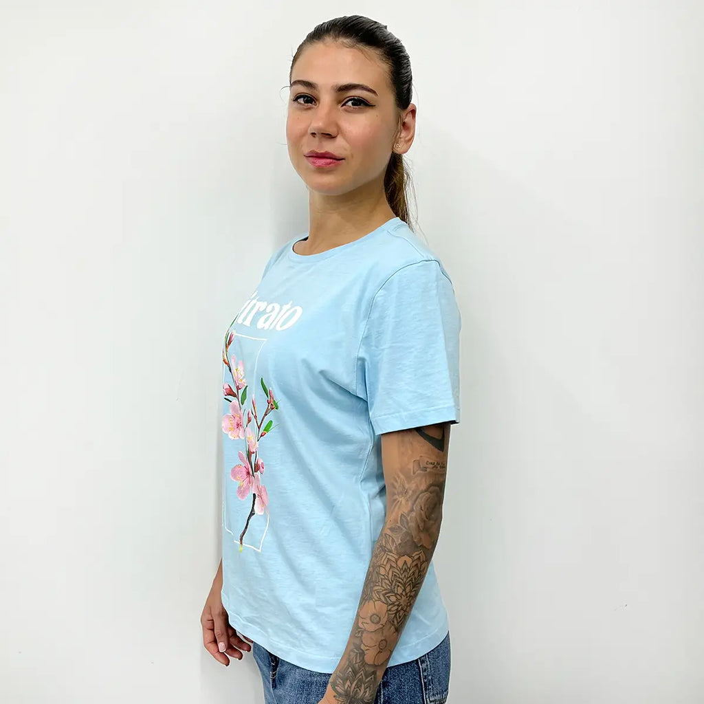 Nitrato Camisetas Mujer Cherry Blossoms