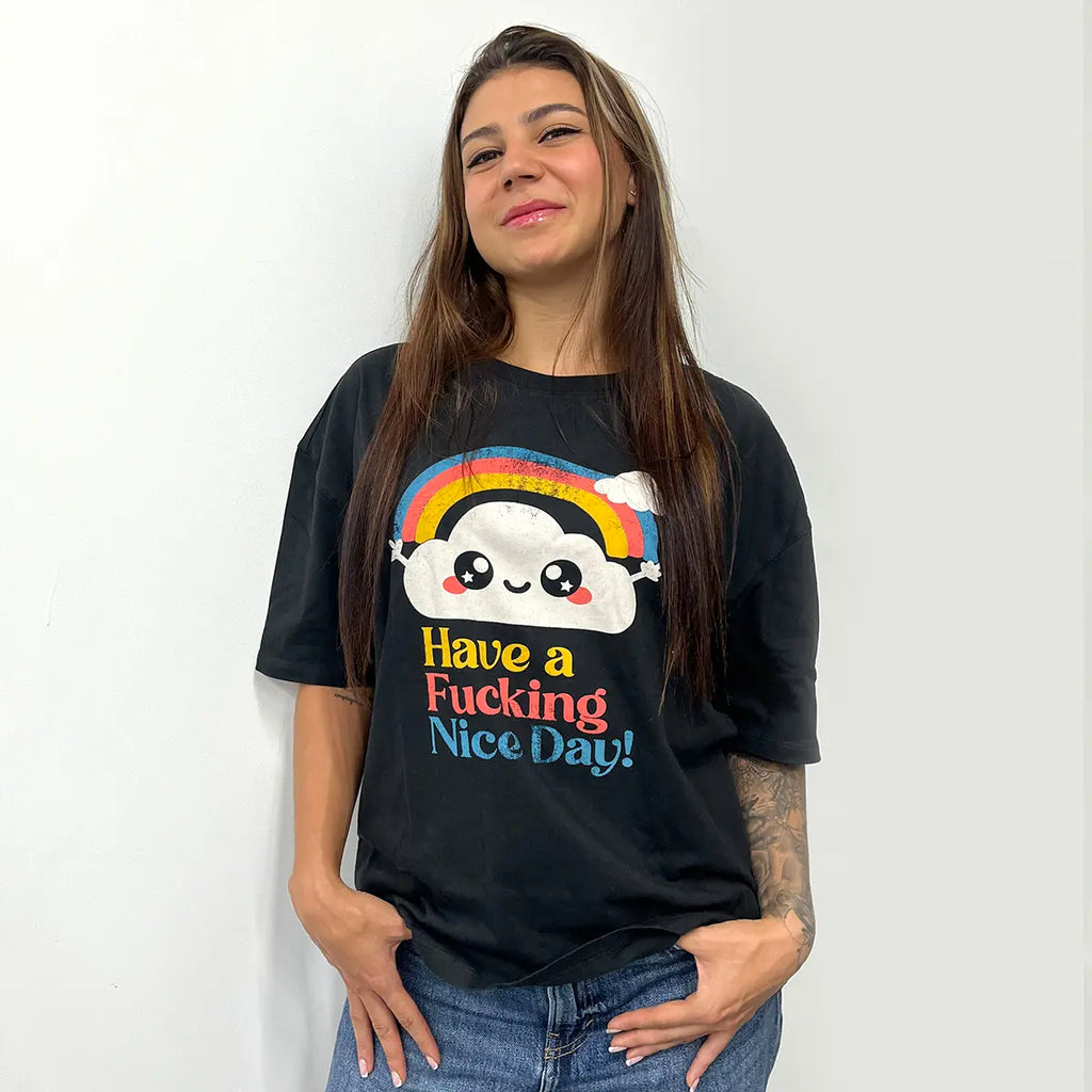 Nitrato Camisetas Mujer Fucking Nice Day