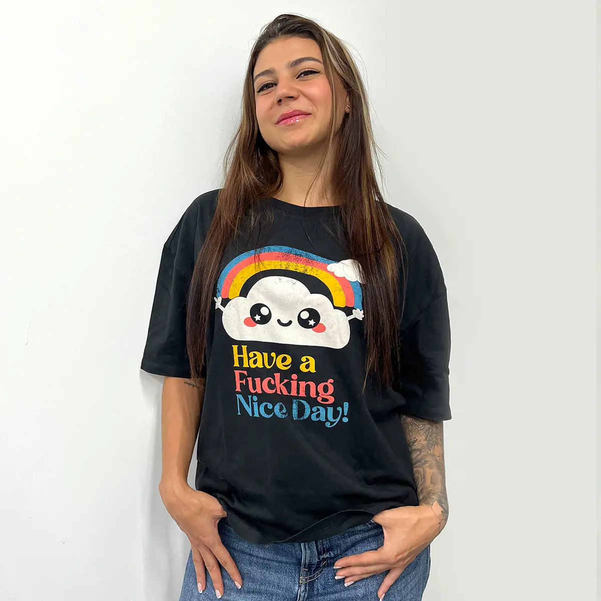 Nitrato Camisetas Mujer Fucking Nice Day