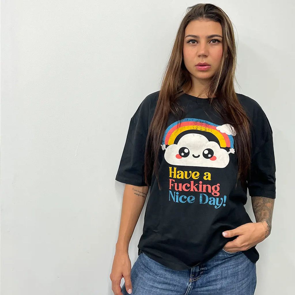 Nitrato Camisetas Mujer Fucking Nice Day