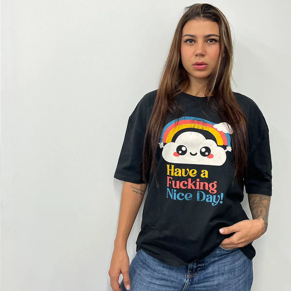 Nitrato Camisetas Mujer Fucking Nice Day