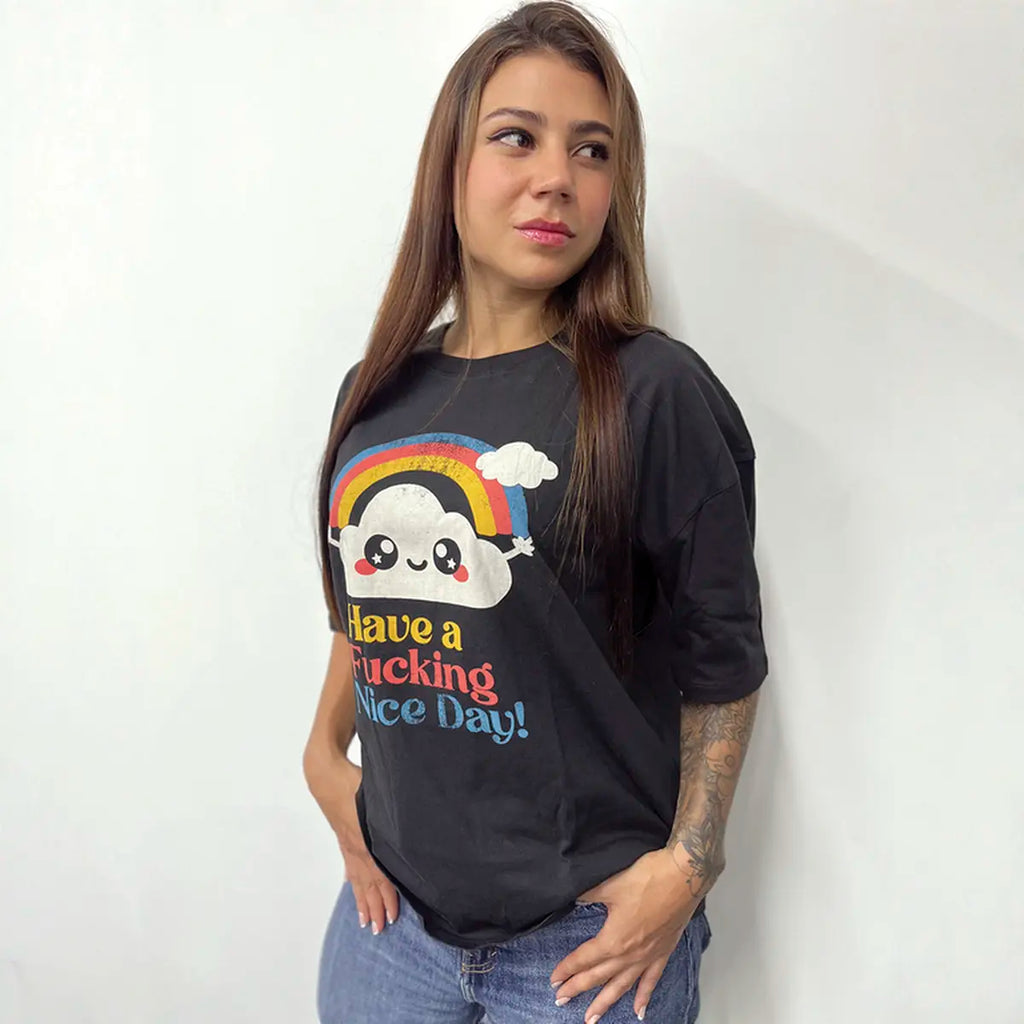 Nitrato Camisetas Mujer Fucking Nice Day