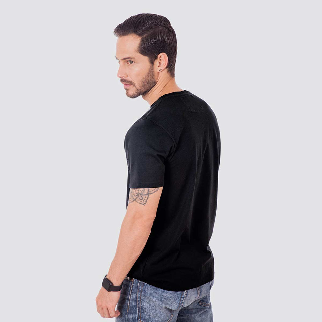 Nitrato Camisetas Hombre Instintos Básicos Negra