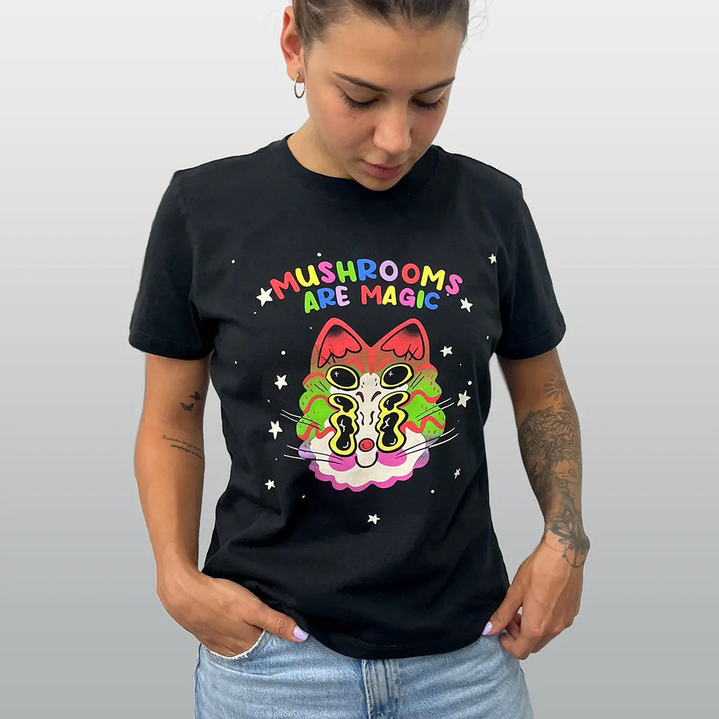 Nitrato Camisetas Mujer Mushrooms Are Magic