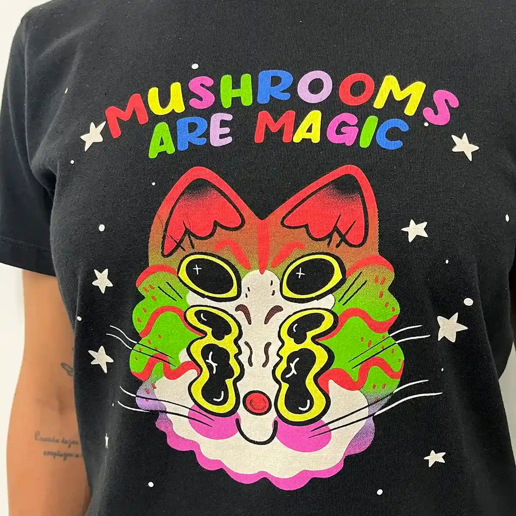Nitrato Camisetas Mujer Mushrooms Are Magic