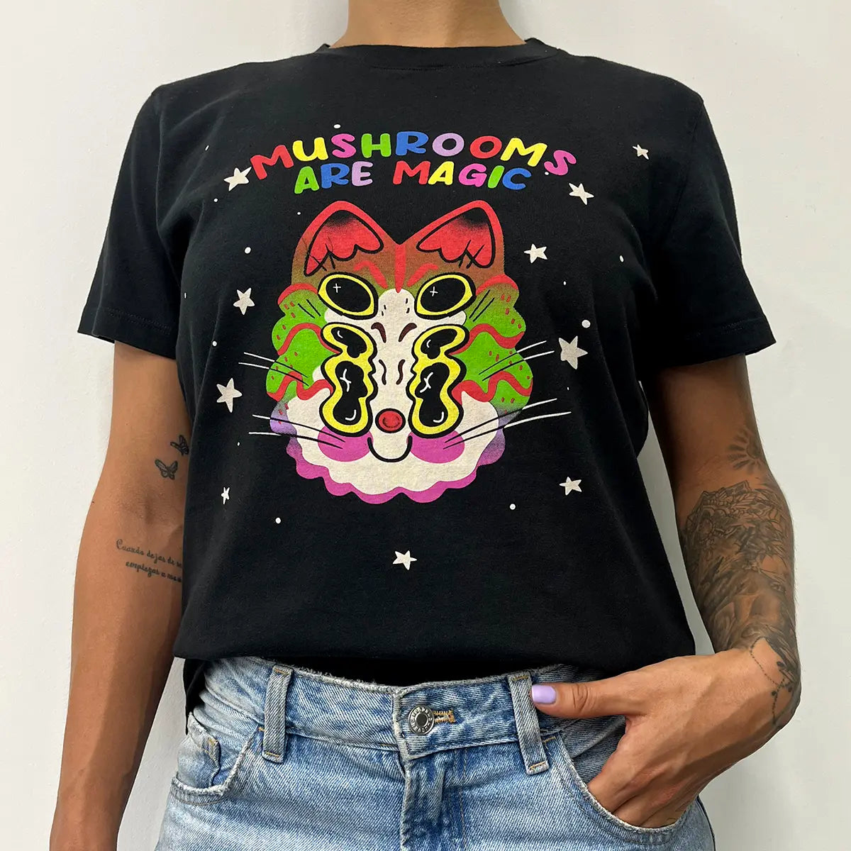 Nitrato Camisetas Mujer Mushrooms Are Magic