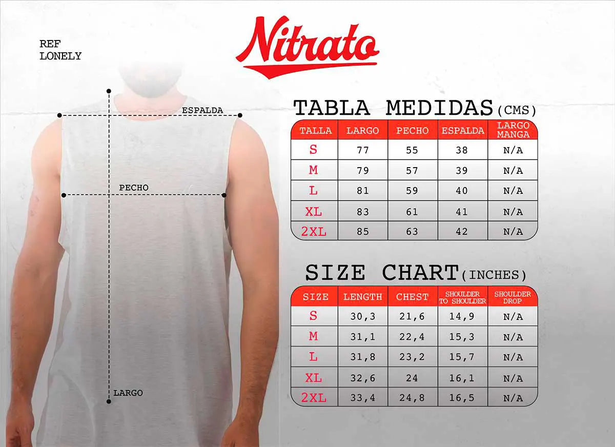 Nitrato Camisetas Hombre Lonely