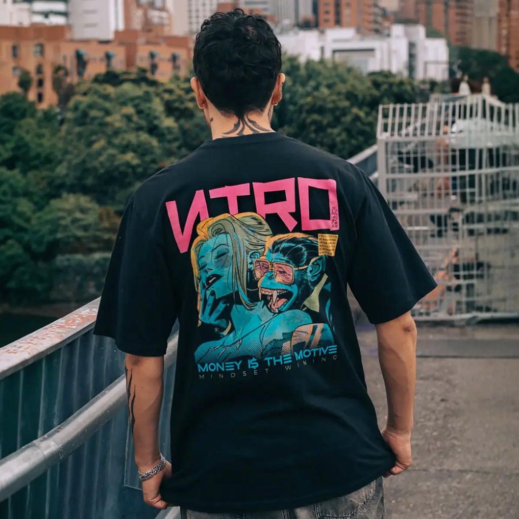 Nitrato Camisetas Hombre Monkey