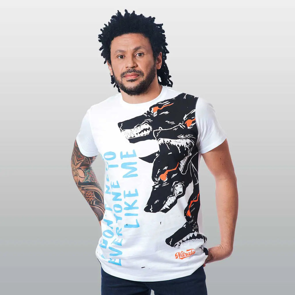 Nitrato Camisetas Hombre Wolf Anger