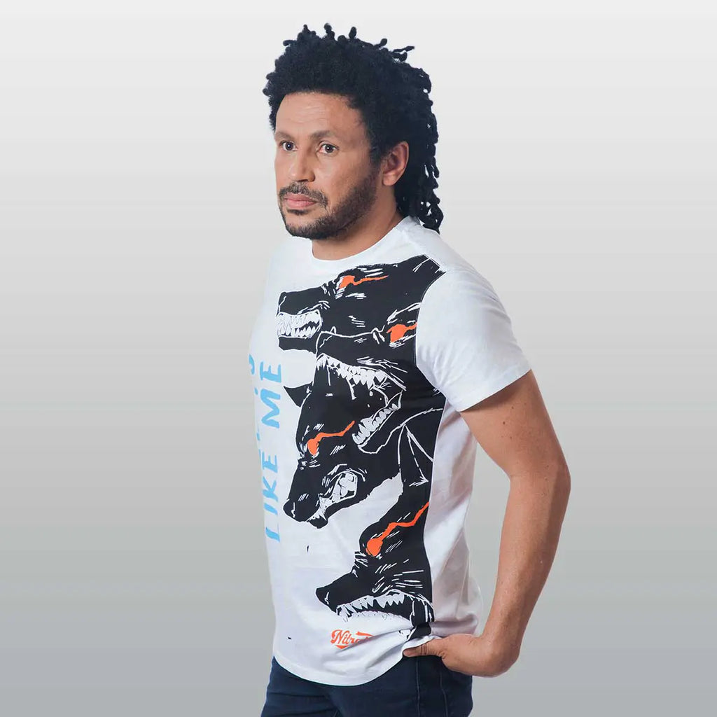 Nitrato Camisetas Hombre Wolf Anger